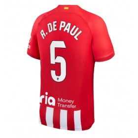 Atletico Madrid Rodrigo De Paul #5 Heimtrikot 2023-24 Kurzarm